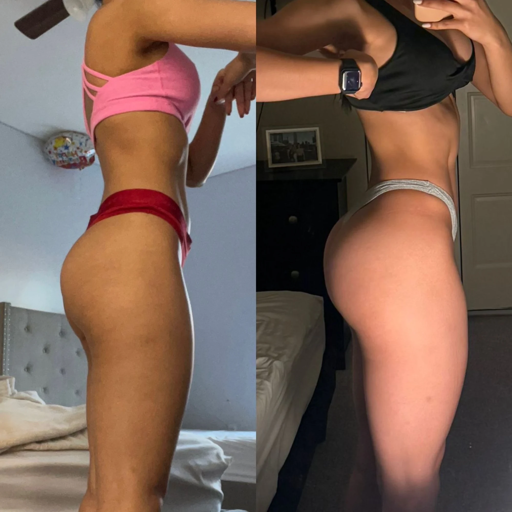 Transformación antes y después